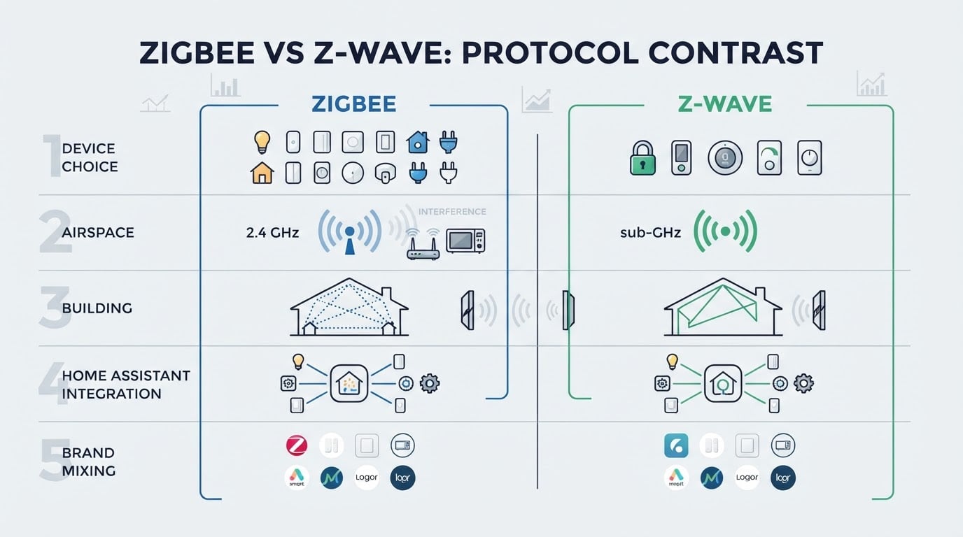 Zigbee vs Z-Wave for Home Assistant: How to Choose Your Protocol