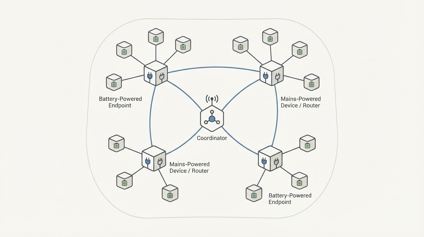 Workflow diagram for zigbee vs z-wave.